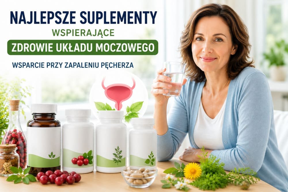 Najlepsze suplementy wspierające zdrowie układu moczowego